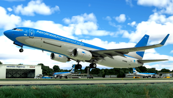 PMDG 737-800BCF Aerolineas Argentinas LV-KHQ - for Microsoft Flight Simulator