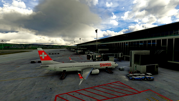 PMDG 737-900ER Swiss (HB-JLR - 2022 - Fictional) 4K - for Microsoft Flight Simulator