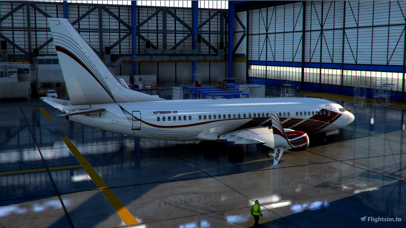 PMDG 737 BBJ Livery Pack #2 Signature for Microsoft Flight Simulator | MSFS