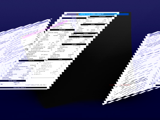 PMDG 737NG Real Canadian Operator Normal Checklist + Supplementary Information - for Microsoft Flight Simulator