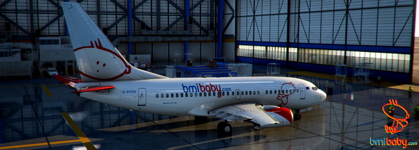 PMDG B737-600 BMI Red Nose Baby G-BVZH - for Microsoft Flight Simulator