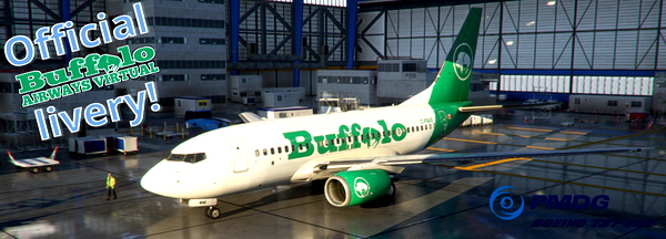 PMDG B737-600 Buffalo Airways Virtual C-FBAE - for Microsoft Flight Simulator