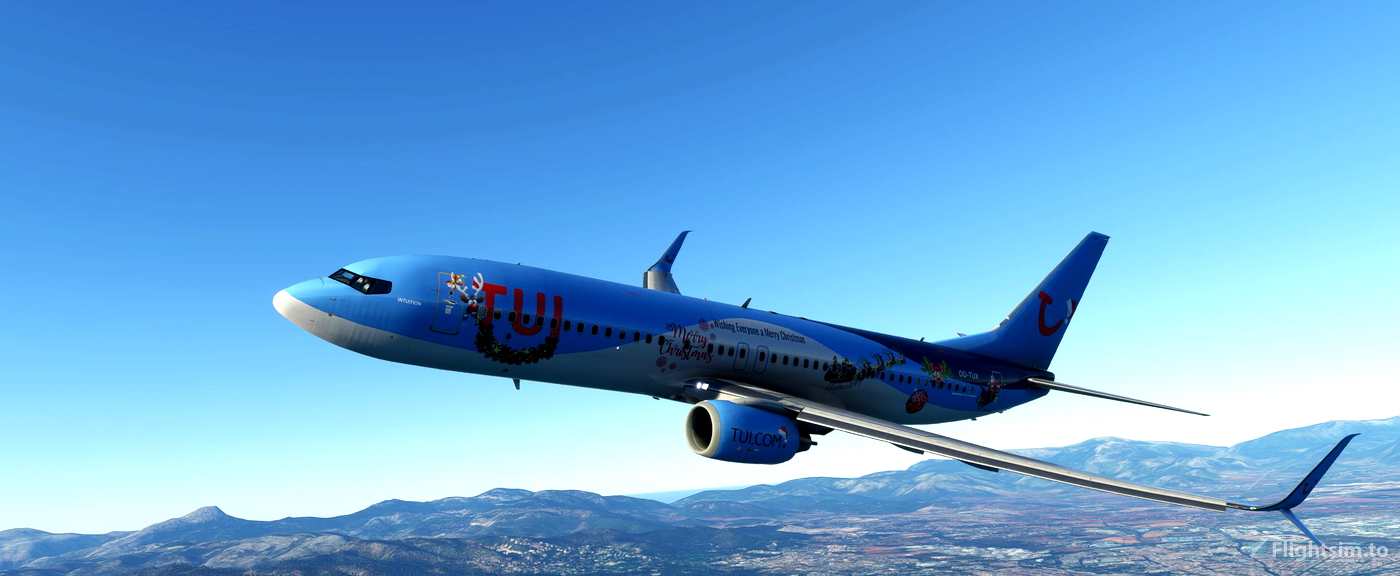 PMDG Boeing 737-800 SSW TUI Merry Christmas for Microsoft Flight ...