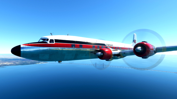 PMDG DC-6 Conair of Scandinavia (OY-DFR) - for Microsoft Flight Simulator