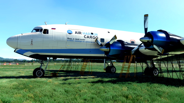 PMDG Douglas DC-6 AIR HARBOR CARGO - for Microsoft Flight Simulator