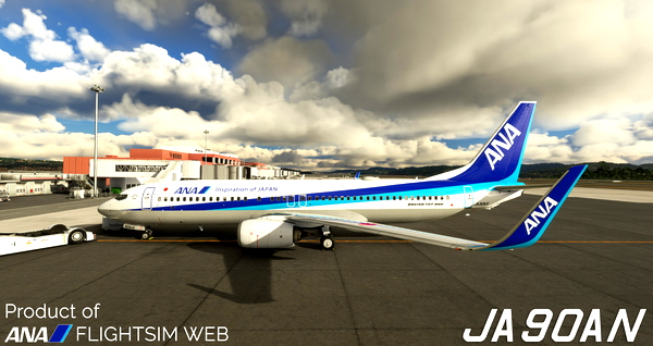PMDG NG3 ANA 737-800 JA90AN Repaint - for Microsoft Flight Simulator