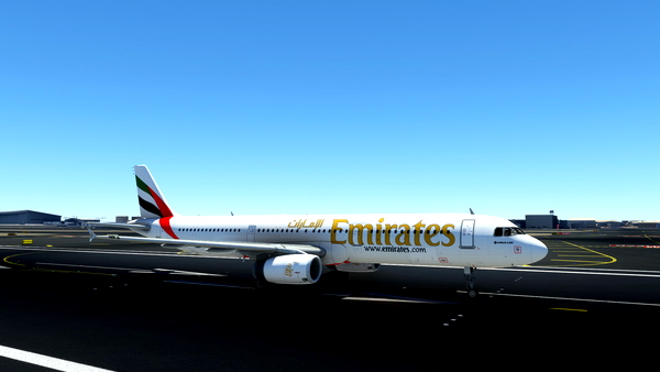 PMP Airbus A321-200 Emirates 8K - for Microsoft Flight Simulator