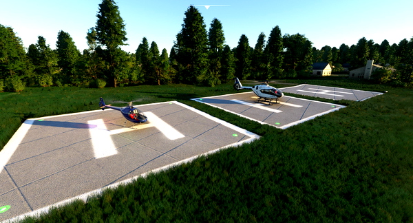 Private Helipad Start Point, Williston North, Williston, Vermont, USA 0.9 - for Microsoft Flight Simulator