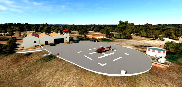 PT075 - Quinta da Apostiça heliport (real life - high detail) - for Microsoft Flight Simulator