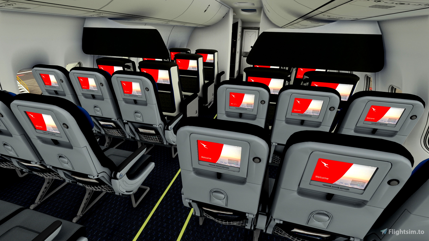 Qantas Seat Upgrade for Microsoft Flight Simulator MSFS