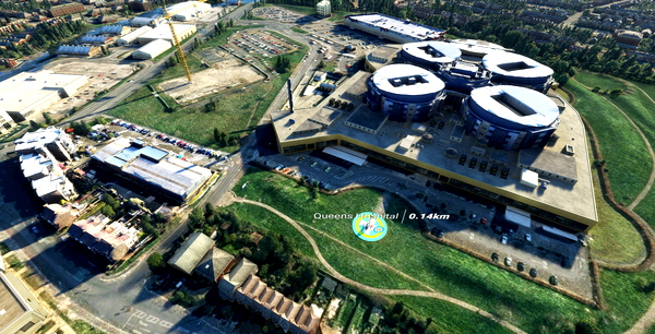 Queen's Hospital Helipad Romford - for Microsoft Flight Simulator