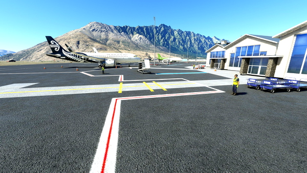 Queenstown International Airport & Surroundings (NZQN) - for Microsoft Flight Simulator