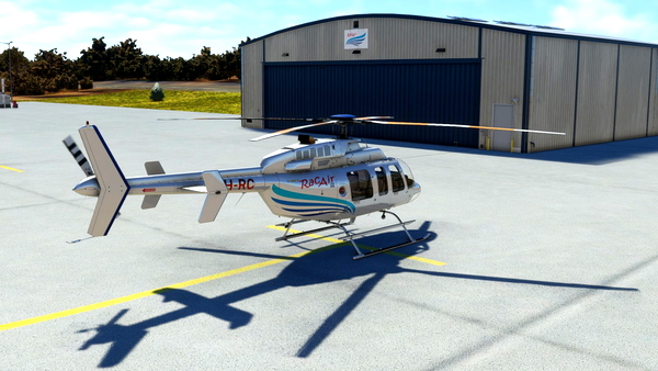 RacAir livery for Bell 407 - for Microsoft Flight Simulator