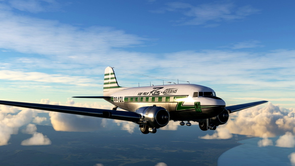 REAL Transportes Aereos DC-3 - for Microsoft Flight Simulator