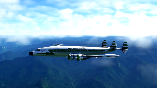 REAL Transportes Aereos Super H Constellation - for Microsoft Flight Simulator