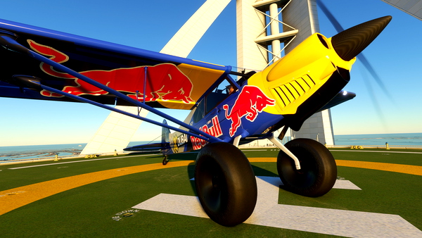RED BULL DUBAI FOR CubCrafter X-cub - for Microsoft Flight Simulator
