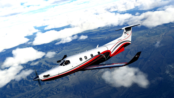 Red Devil Livery for Carenado PC12 - for Microsoft Flight Simulator