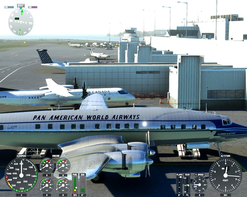 Redwing L1049 Clipper Aleutian working in MSFS 2020 - for Microsoft Flight Simulator