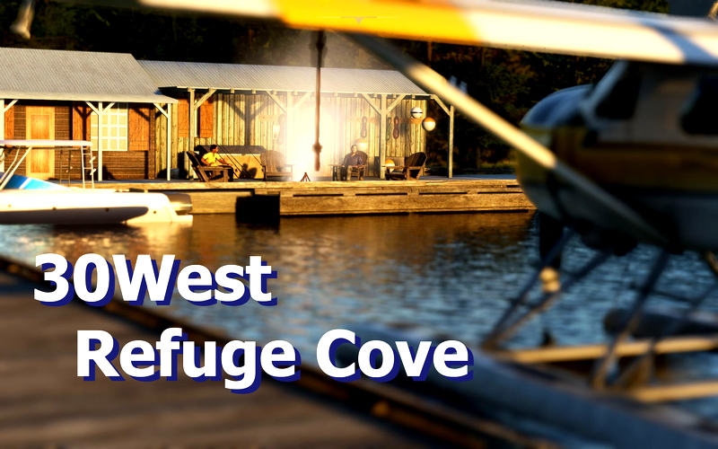 Refuge Cove Discovery Islands for Microsoft Flight Simulator MSFS