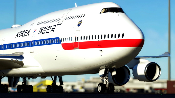 Republic of Korea Air Force One for Salty 747 addon - for Microsoft Flight Simulator