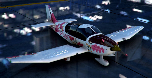 Robin DR400 D-ELBT (old colors) - for Microsoft Flight Simulator