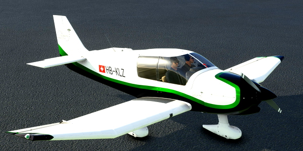 Robin DR400 HB-KLZ Fluggruppe Mollis - for Microsoft Flight Simulator