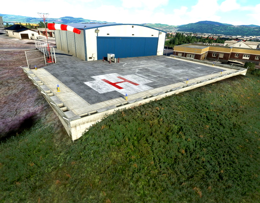Rotorua Hospital Heliport NZJO - for Microsoft Flight Simulator