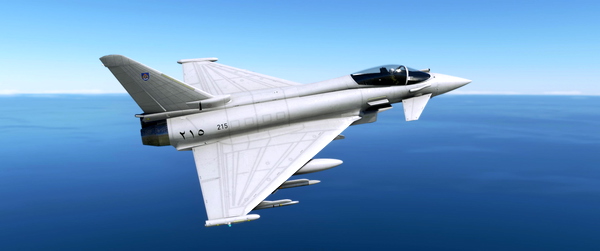 Royal Air Force of Oman / RAFO EF-2000 Typhoon 215 - for Microsoft Flight Simulator