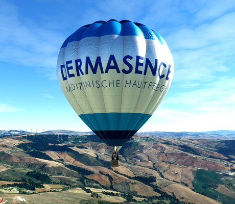 HPG Hot Air Balloon Repaint Livery: Dermasence - for Microsoft Flight Simulator