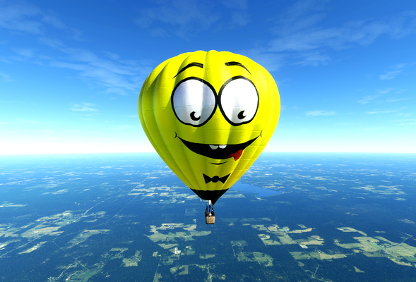 HPG Hot Air Balloon Repaint Livery: Heißluft - for Microsoft Flight Simulator
