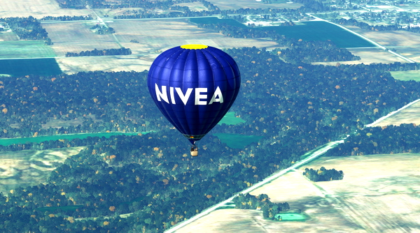 HPG Hot Air Balloon Repaint Livery: NIVEA - for Microsoft Flight Simulator