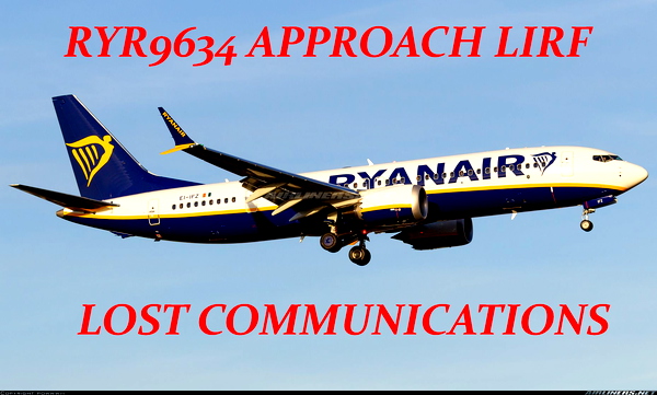 FR9634 LANDING TO LIRF REAL ATC - for Microsoft Flight Simulator