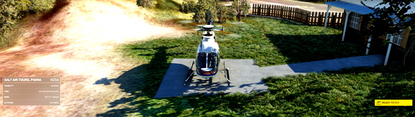 Salt Air tours, Paihia Helipad NZPS - for Microsoft Flight Simulator