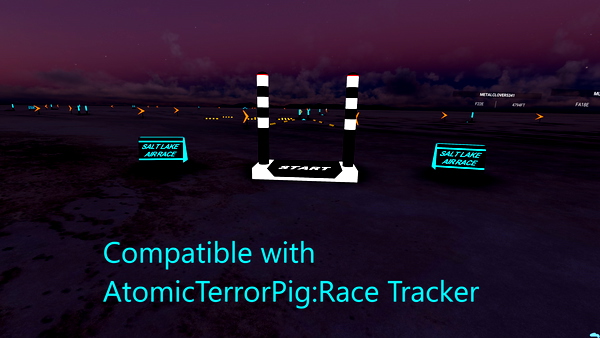 Salt Lake Air Race + Race tracker compatible. - for Microsoft Flight Simulator
