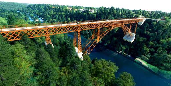 San Michele Bridge Paderno - for Microsoft Flight Simulator