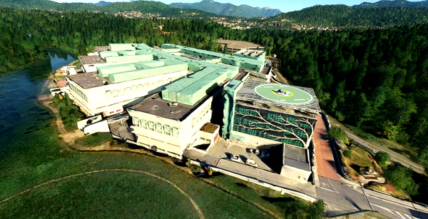 Sant Anna Hospital Helipad - for Microsoft Flight Simulator