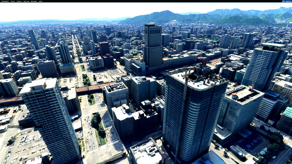 Sapporo city - for Microsoft Flight Simulator