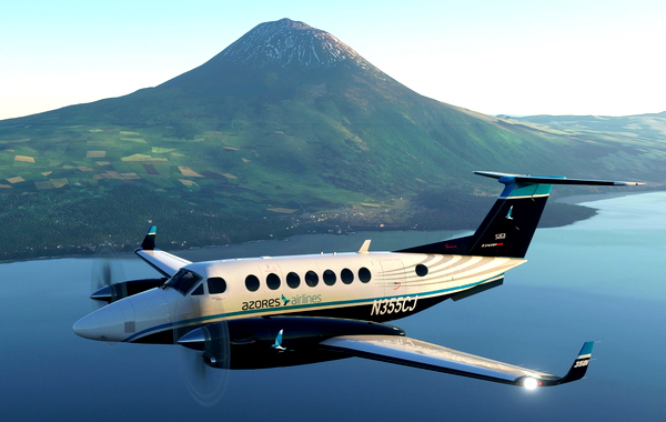 SATA Azores Airlines Fictional King Air 350 Livery - for Microsoft Flight Simulator