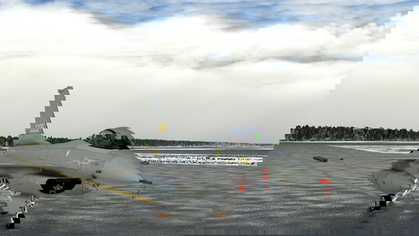 SC Designs – F–16C 86-335 18th AGRS "Post-Depot Ferry Scheme" - for Microsoft Flight Simulator