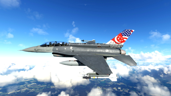 SC Designs F-16 USAF 425th FS - Black Widows - for Microsoft Flight Simulator