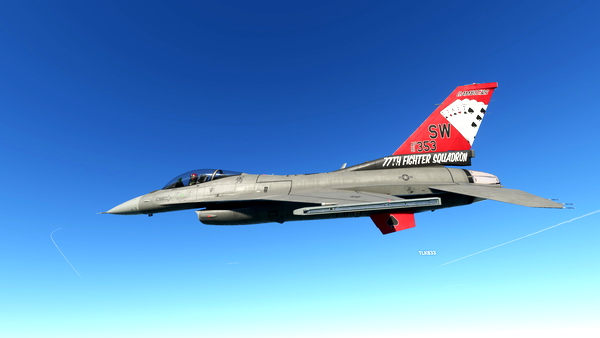 SC Designs F-16 USAF 77th FS - Gamblers - for Microsoft Flight Simulator
