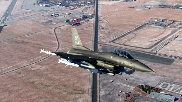 SC Designs – F–16C 91-418 480th Fighter Squadron - for Microsoft Flight Simulator