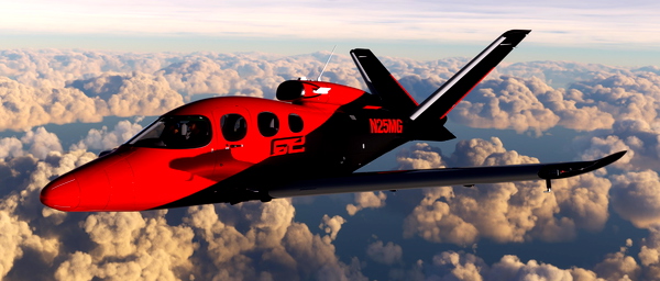 SF50 Vision Jet N25MG and Redhawk - for Microsoft Flight Simulator