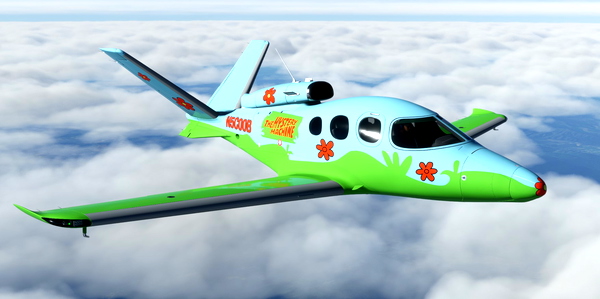 SF50 Vision Jet N5C00B Mystery Machine - for Microsoft Flight Simulator