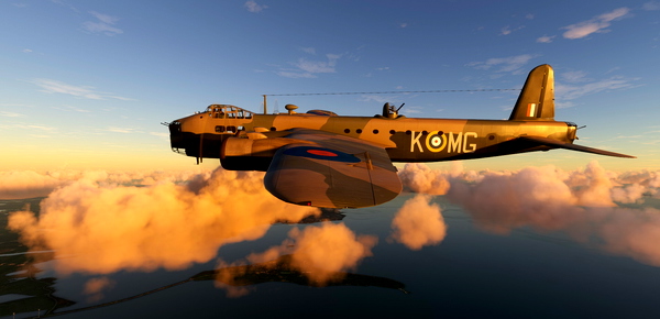 Short Stirling Mk.I N3637 MG-K - for Microsoft Flight Simulator