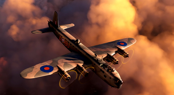 Short Stirling Mk.I R9358 BU-A 'the Saint' - for Microsoft Flight Simulator