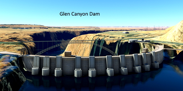 Short VFR - Arizona - Navajo Bridge - Glen Canyon Dam - for Microsoft Flight Simulator
