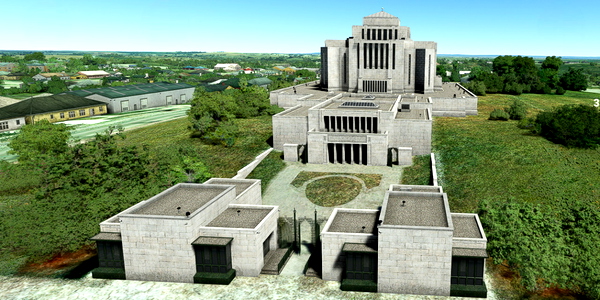 Short VFR - Canada - Alberta - Cardston Temple - for Microsoft Flight Simulator