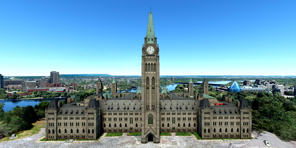 Short VFR - Canada - Ottawa - Parliament - Seaplane Bases - for Microsoft Flight Simulator