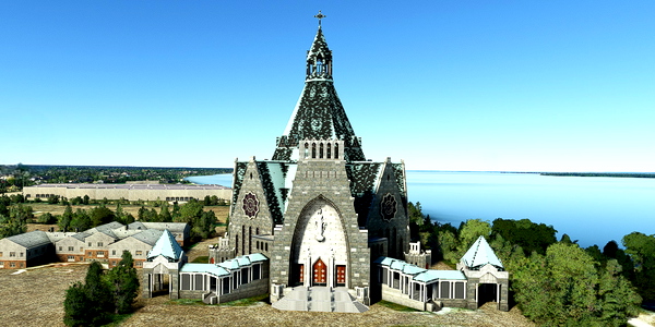 Short VFR - Canada - Quebec - Notre Dame du Cap Basilica - for Microsoft Flight Simulator